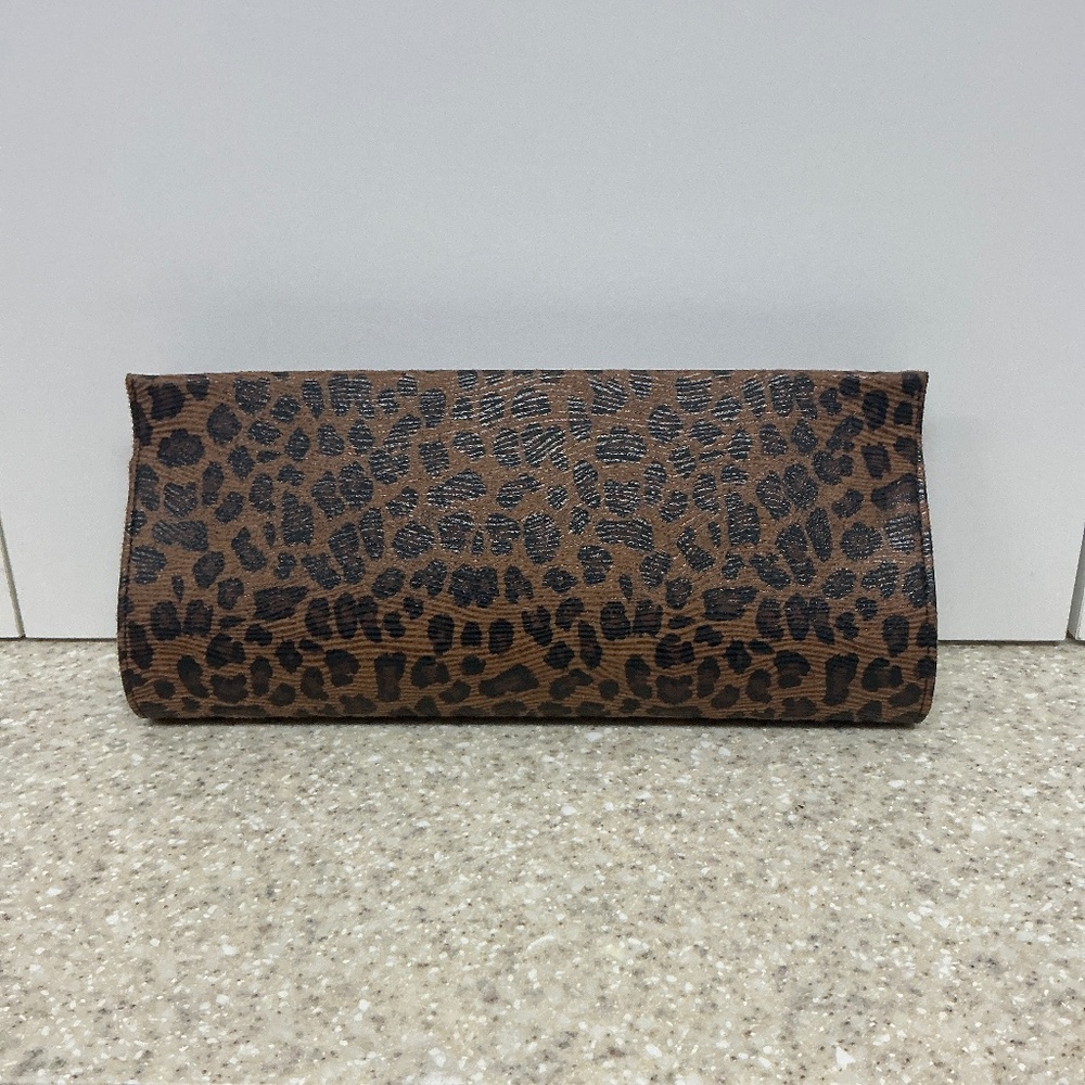 NWOT Leopard Print Chain Shoulder Bag  or clutch